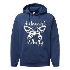 Anti Social Butterfly Performance Fleece Hoodie