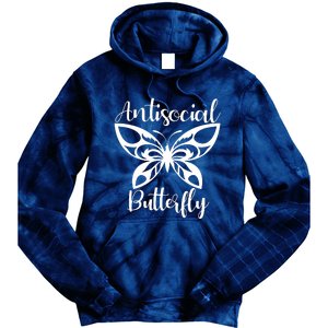 Anti Social Butterfly Tie Dye Hoodie