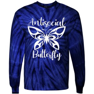 Anti Social Butterfly Tie-Dye Long Sleeve Shirt