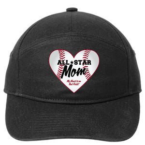 All Star Baseball Mom 7-Panel Snapback Hat