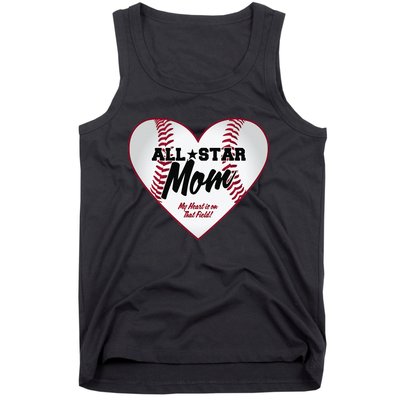 All Star Baseball Mom Tank Top