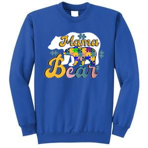 Autism Superpower Bear Mama Autism Awareness Day Funny Gift Sweatshirt