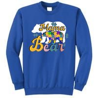 Autism Superpower Bear Mama Autism Awareness Day Funny Gift Sweatshirt