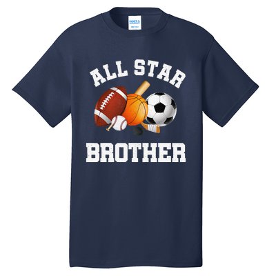 All Star Brother Brother Of The Birthday Boy Sports Tall T-Shirt