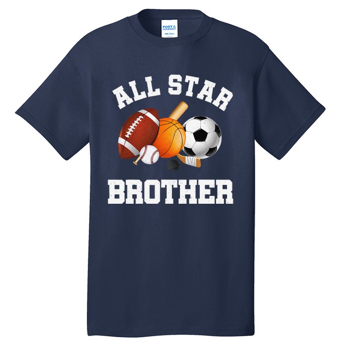 All Star Brother Brother Of The Birthday Boy Sports Tall T-Shirt