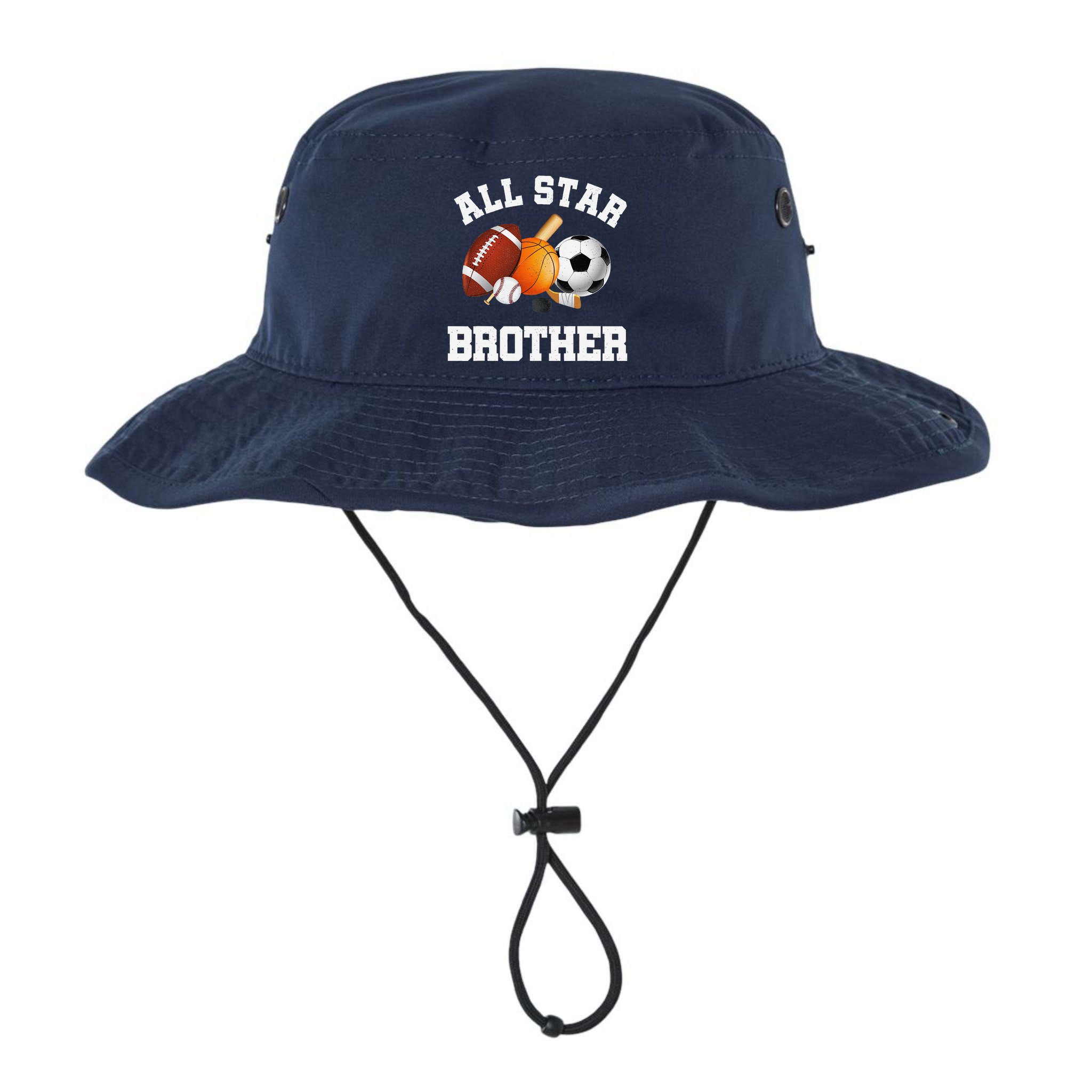 All Star Brother Brother Of The Birthday Boy Sports Bucket Hat