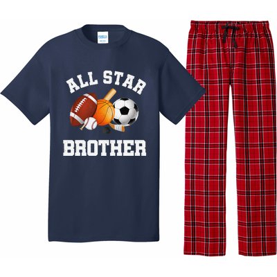 All Star Brother Brother Of The Birthday Boy Sports Pajama Set