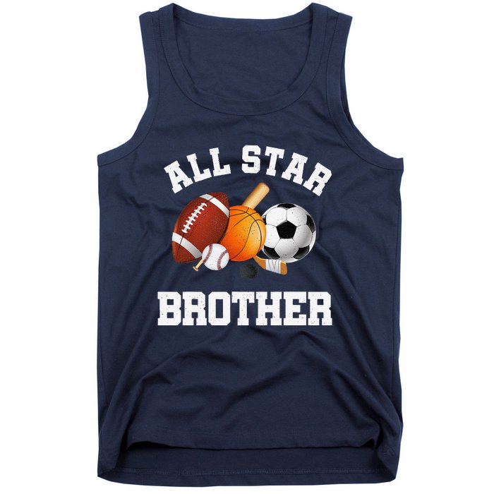 All Star Brother Brother Of The Birthday Boy Sports Tank Top