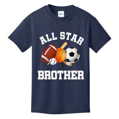 All Star Brother Brother Of The Birthday Boy Sports Kids T-Shirt
