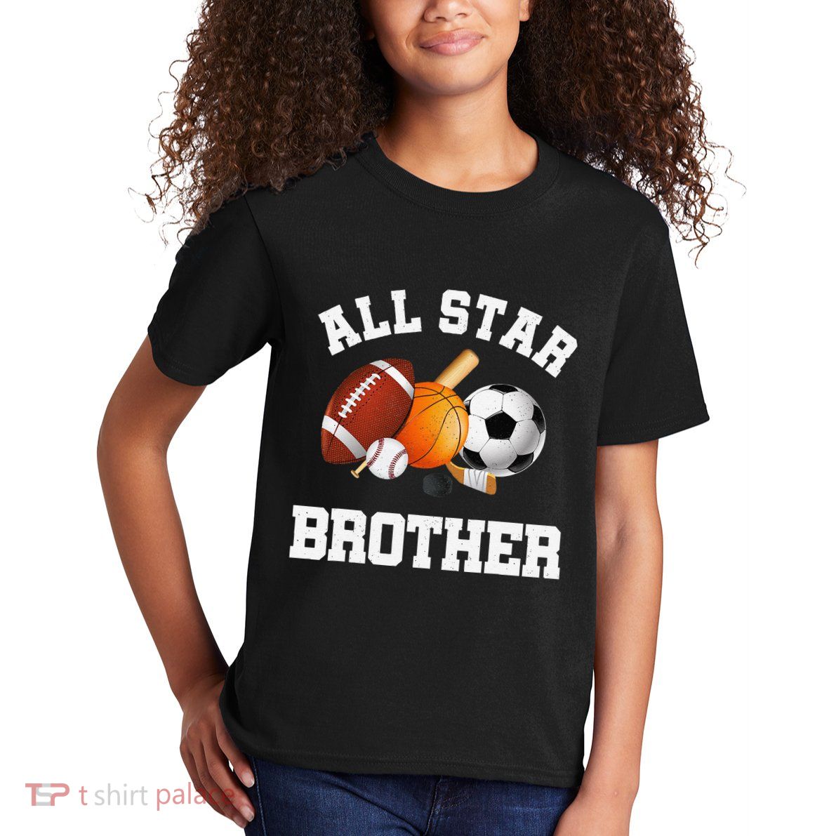 All Star Brother Brother Of The Birthday Boy Sports Kids T-Shirt