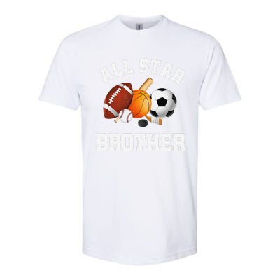 All Star Brother Brother Of The Birthday Boy Sports Softstyle CVC T-Shirt