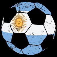 Argentina Soccer Ball Flag Jersey Argentinian Football Premium T-Shirt