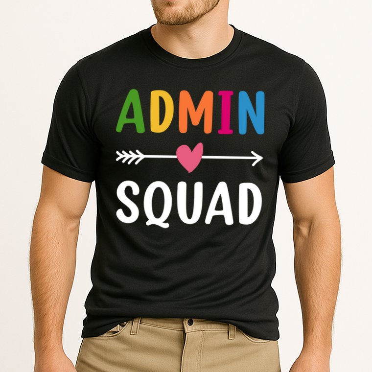 Admin Squad Back To School Funny Gift Teacher Gift Cooling Performance Crew T-Shirt