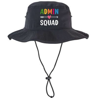 Admin Squad Back To School Funny Gift Teacher Gift Bucket Hat