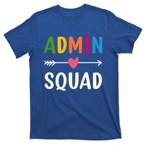 Admin Squad Back To School Funny Gift Teacher Gift T-Shirt