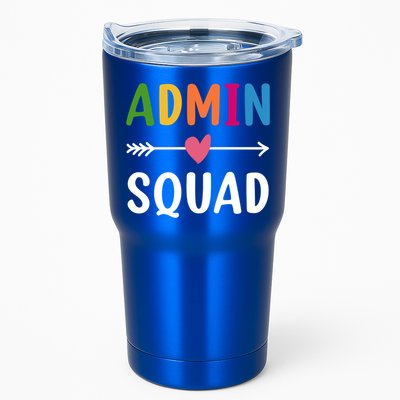 Admin Squad Back To School Funny Gift Teacher Gift Tumbler