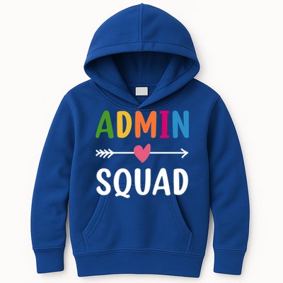 Admin Squad Back To School Funny Gift Teacher Gift Kids Hoodie