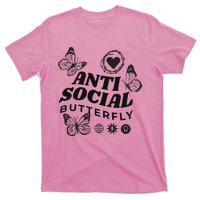 Anti Social Butterfly Retro T-Shirt