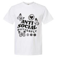 Anti Social Butterfly Retro Garment-Dyed Heavyweight T-Shirt
