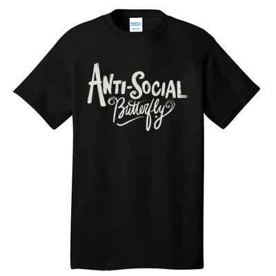 Anti Social Butterfly Tall T-Shirt