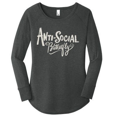 Anti Social Butterfly Women's Perfect Tri Tunic Long Sleeve Shirt