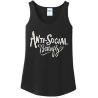 Anti Social Butterfly Ladies Essential Tank