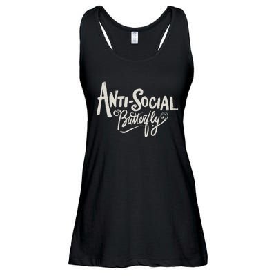 Anti Social Butterfly Ladies Essential Flowy Tank