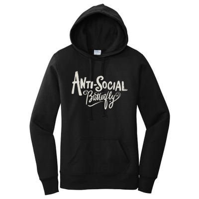 Anti Social Butterfly Women's Pullover Hoodie