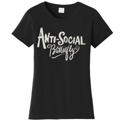 Anti Social Butterfly Women's T-Shirt