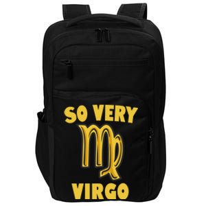 August September Birthday Virgo Astrology Horoscope Cute Gift Impact Tech Backpack