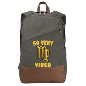 August September Birthday Virgo Astrology Horoscope Cute Gift Cotton Canvas Backpack