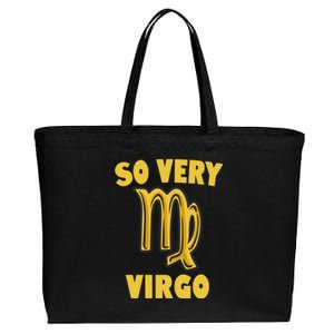 August September Birthday Virgo Astrology Horoscope Cute Gift Cotton Canvas Jumbo Tote