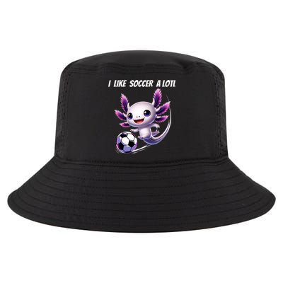 Axolotl Soccer Birthday Soccer Player Cool Comfort Performance Bucket Hat
