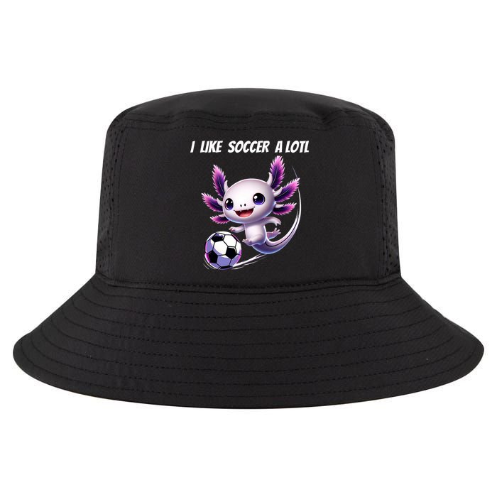 Axolotl Soccer Birthday Soccer Player Cool Comfort Performance Bucket Hat