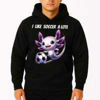 Axolotl Soccer Birthday Soccer Player Hoodie