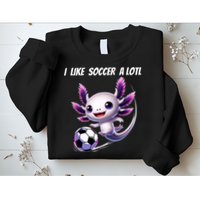 Axolotl Soccer Birthday Soccer Player Sweatshirt