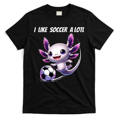 Axolotl Soccer Birthday Soccer Player T-Shirt