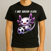 Axolotl Soccer Birthday Soccer Player T-Shirt