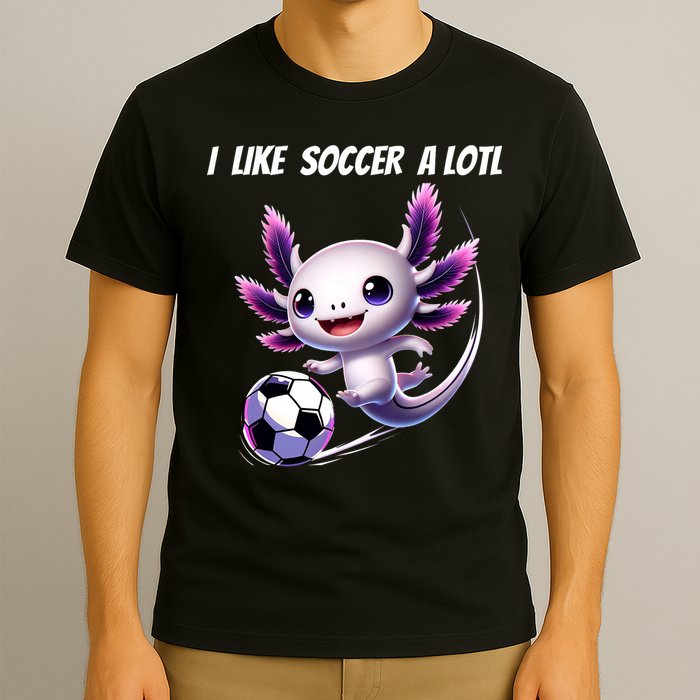 Axolotl Soccer Birthday Soccer Player T-Shirt