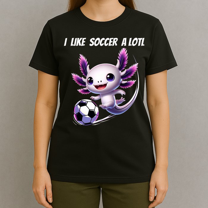 Axolotl Soccer Birthday Soccer Player T-Shirt