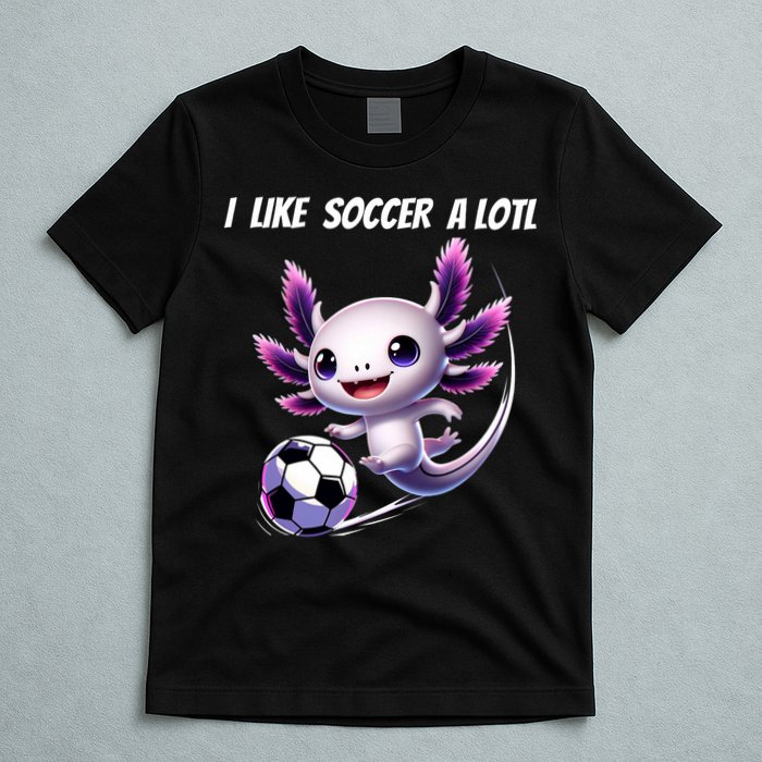 Axolotl Soccer Birthday Soccer Player T-Shirt