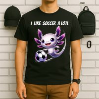 Axolotl Soccer Birthday Soccer Player T-Shirt
