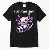 Axolotl Soccer Birthday Soccer Player Tall T-Shirt