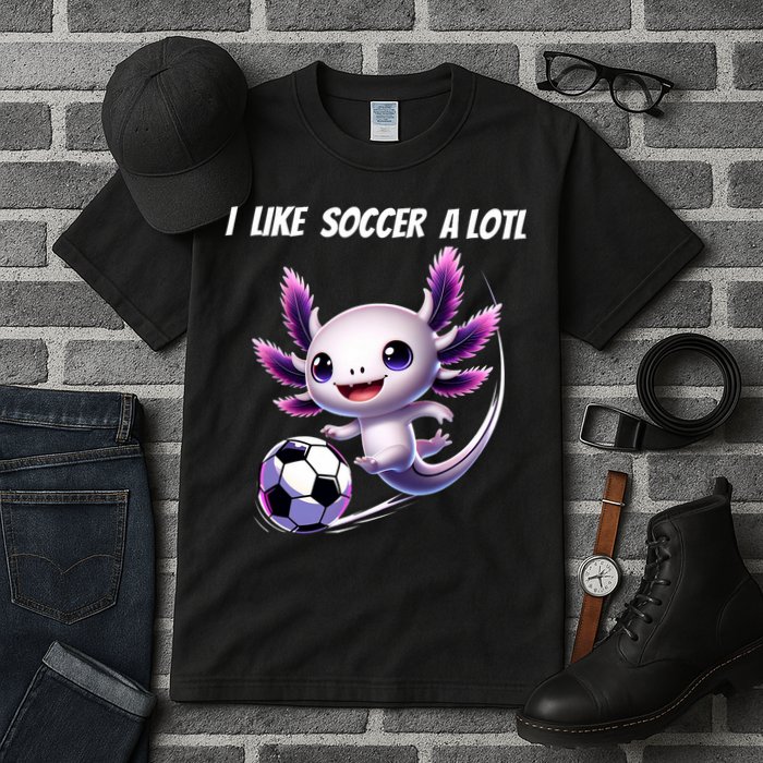 Axolotl Soccer Birthday Soccer Player Tall T-Shirt
