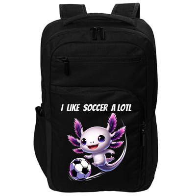 Axolotl Soccer Birthday Soccer Player Impact Tech Backpack