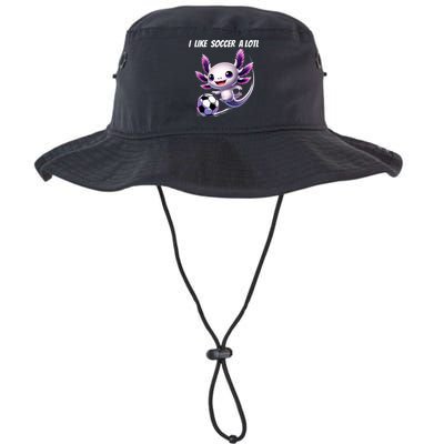Axolotl Soccer Birthday Soccer Player Bucket Hat