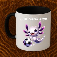 Axolotl Soccer Birthday Soccer Player Mug