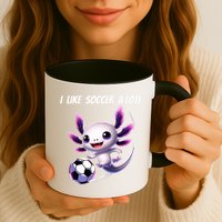Axolotl Soccer Birthday Soccer Player Mug