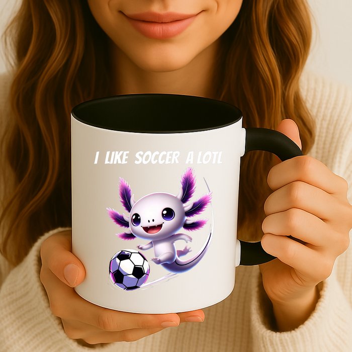 Axolotl Soccer Birthday Soccer Player Mug