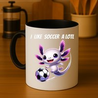 Axolotl Soccer Birthday Soccer Player Mug